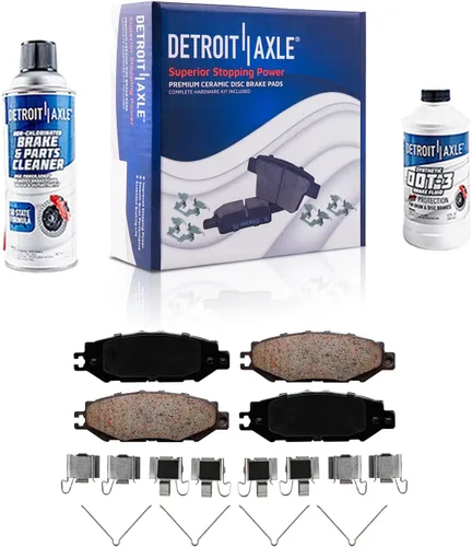 Vista 11 de Detroit Axle - Pastillas de Freno Traseras de Cerámica Izquierda Reemplazo de Pinza para Silverado Sierra Suburban 1500 Tahoe Yukon Escalade ESV EXT