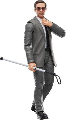 Vista 5 de Marvel Legends Series Matt Murdock, Spider-Man: No Way Home Figuras de acción coleccionables de 6 pulgadas, a partir de 4 años