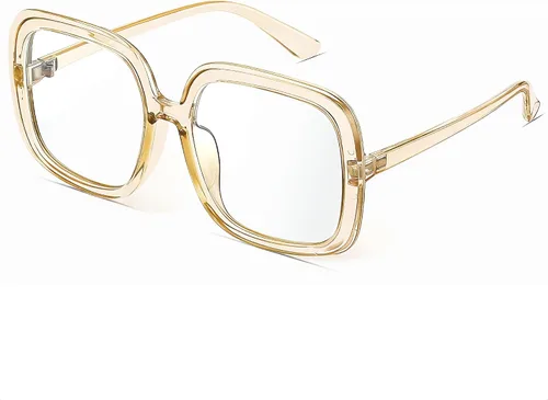 Vista 17 de miyya Blue Light Blocking Glasses for Women, Blue Light Glasses for Women Oversized Fashion Glasses