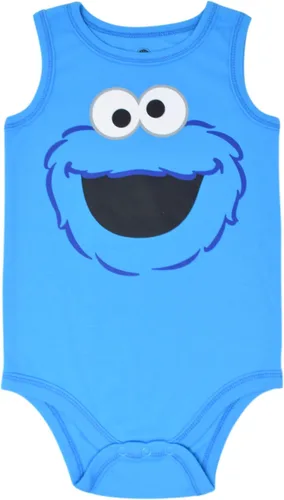 Vista 2 de Sesame Street Paquete de 5 mamelucos sin mangas para bebé niño y niña