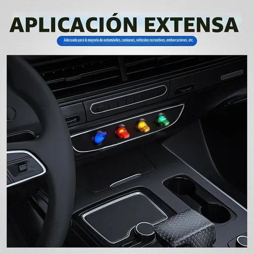 Vista 6 de DaierTek Interruptor de palanca basculante iluminado con certificación UL, 12 V, 20 A, encendido/apagado, 3 pines, redondo, LED, iluminado, mini