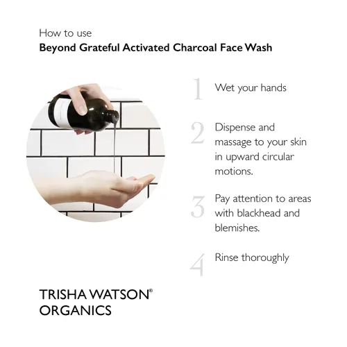 Vista 5 de Beyond Grateful - Jabón facial de carbón activado, desintoxicación diaria y limpiador profundo de poros, lavado facial natural para piel grasa