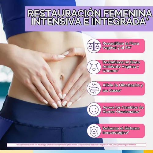 Vista 4 de Terranics Probióticos diarios para mujeres, 200 mil millones de 32 cepas probióticos para mujer, con arándano, prebióticos y enzimas, reequilibran
