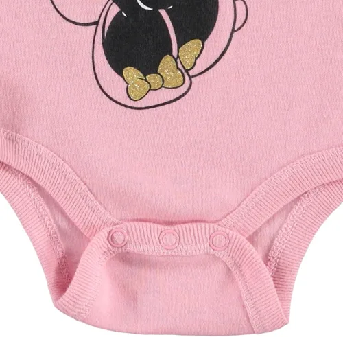 Vista 9 de Disney Conjunto de 4 piezas de Minnie Mouse overol con pantalones y gorro con peto