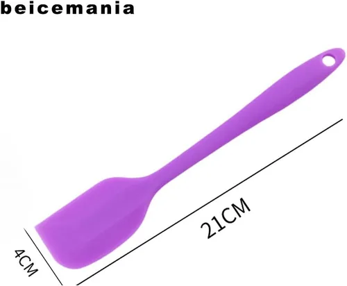 Vista 5 de beicemania® Espátulas de silicona Espátulas de goma antiadherentes negro