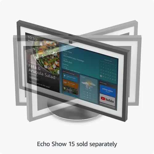 Vista 6 de Soporte ajustable Amazon Prémium Diseñado para Amazon Echo Show 15 (se vende por separado)