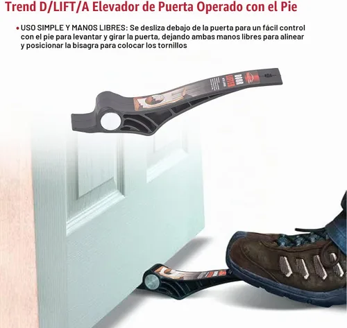 Vista 5 de Elevador de puerta accionado por pies para apoyar la puerta