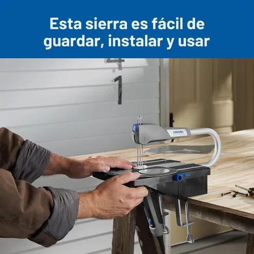 Vista 9 de Dremel Motosierra MS20 – 01 – Compacto de velocidad variable sierra circular Kit