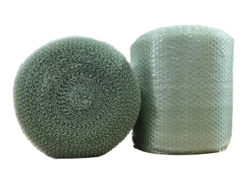 Vista 3 de Rollo acolchado de burbujas pequeñas recicladas SH de 3/16 pulgadas de 50 x 12 pulgadas de ancho, 50 pies