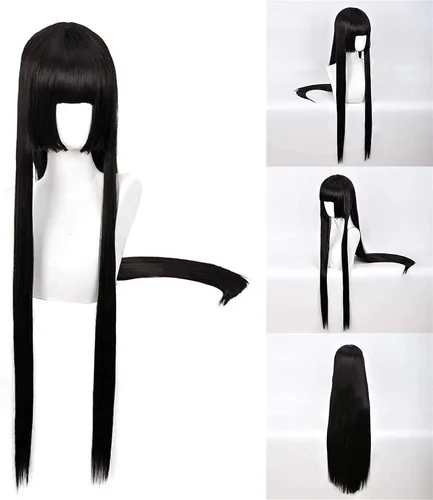 Vista 5 de Anime cosplay wigsYumeko Jabami character Kakegurui cosplay wig with free wig capfor all kinds of partiesthemed activitiesdaily use LCNING