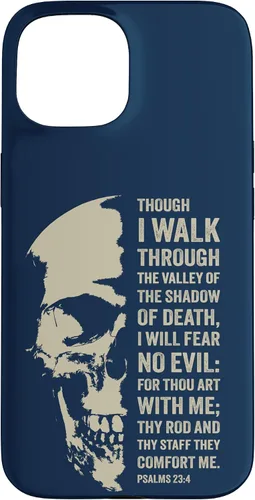 Vista 6 de Psalms 23:4 Though I Walk Through The Valley - Funda bíblica cristiana para iPhone 16