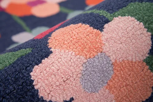 Vista 5 de Momeni Newport Collection - Alfombra de área, 8'0" x 10'0", azul marino