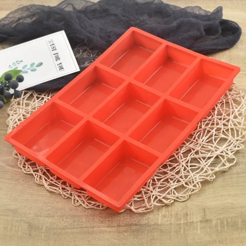 Vista 4 de ionEgg Mini molde de silicona para pan, sartén antiadherente, molde para hornear 9 cavidades para pastel de pan, pan, pastel de carne, paquete de 2