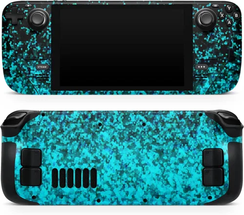 Vista 21 de Design Skinz - Compatible con Steam Deck - Calcomanía protectora de vinilo extraíble resistente a los arañazos - Color pastel azul bebé