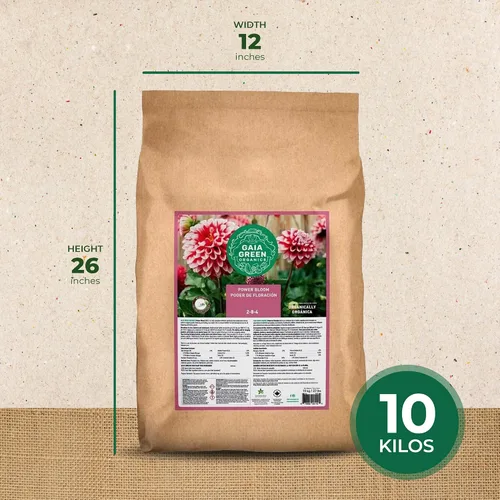 Vista 3 de GAIA GREEN Organics 22.0 lbs de alto fosfato Power Bloom Plant Food Root Developer Suplemento Mezcla para floración y fructificación prolíficas