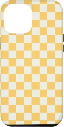 Vista 26 de Yellow Checkered Checker Checkerboard Classic Pattern Case for iPhone 17