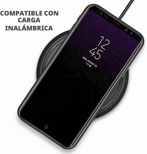 Vista 3 de Fundas diseñadas para Samsung Note 10 Plus con parte trasera de calidad de vidrio templado+carcasa híbrida de TPU marco, cubiertas delgadas