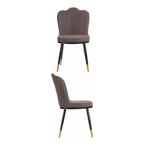 Vista 3 de Sillón Gift Decor Negro Morado Dorado 53 x 88 x 67 cm Concha