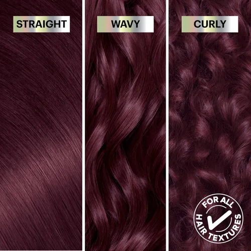 Vista 4 de Garnier Nutrisse Ultra Color - Crema nutritiva para el cabello, BR2, color borgoña intenso oscuro (Passion Fruit), tinte permanente para el cabello