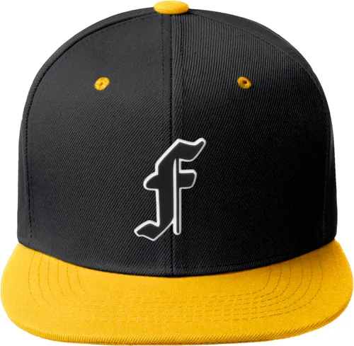 Vista 1371 de Daxton Gorra clásica con visera de billete plano con letras del alfabeto inglés antiguo de la A a la Z