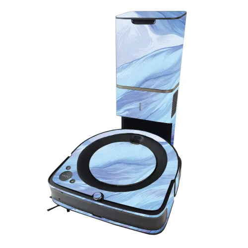 Vista 5 de MIGHTY SKINS MightySkins Skin compatible con iRobot Roomba s9+ Vacuum - Angry Ripple Cubierta de vinilo duradera y única Fácil de aplicar