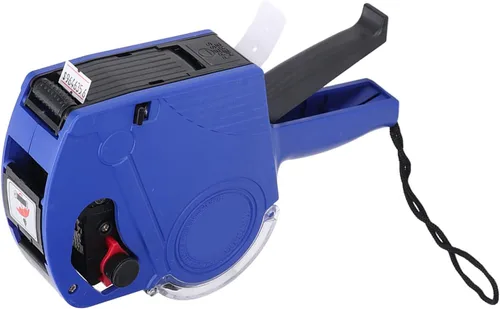 Vista 6 de FTVOGUE Máquina de etiquetado de precios, máquina de etiquetado manual Pistola de etiqueta de precio de 8 dígitos con cartucho, herramienta portátil