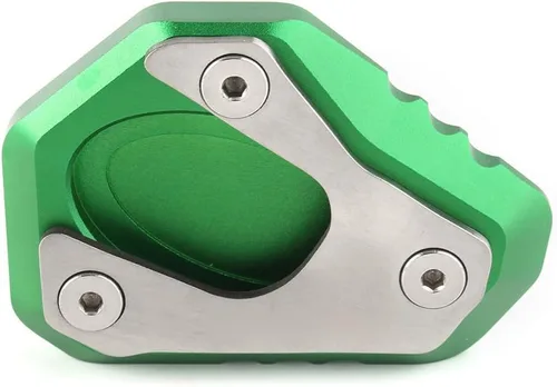 Vista 3 de Liru - Soporte extensor lateral de motocicleta para Kawasaki Z900 2017 2018 2019 2020, verde