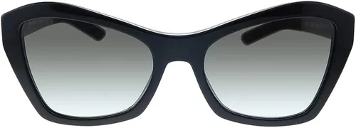 Vista 2 de Prada PR 07XS 1AB0A7 Gafas de sol de plástico negro mariposa gris lente degradado