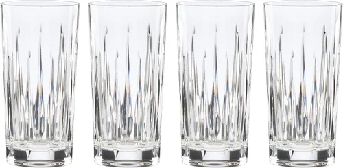 Vista 6 de Reed & Barton Soho Crystal - Juego de 4 vasos helados para bebidas, 5.90 libras, transparente