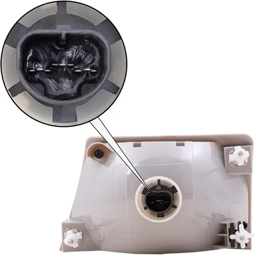 Vista 4 de Brock Faros delanteros de repuesto para conductor y pasajero, compatibles con camioneta Ranger 1998-2000 F87Z 13008 FB F87Z 13008 EB