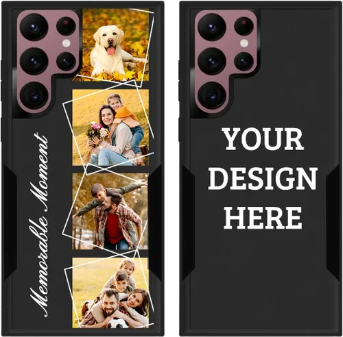 Vista 16 de Funda protectora personalizada con foto para Samsung Galaxy S22 5G, con imagen, texto, logotipo, [probada en caídas de grado militar], resistente