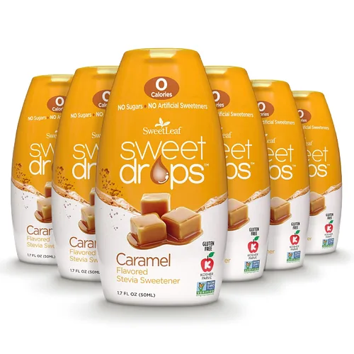 Vista 15 de SweetLeaf Sweet Drops - Edulcorante líquido de stevia saborizado, extracto de stevia, cero calorías, sin gluten, apto para dieta cetogénica, sin