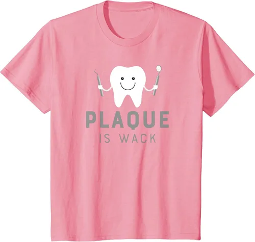 Vista 31 de Plaque is Wack Funny Dental Hygienist T-Shirt Asphalt Grey