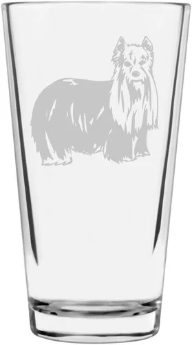 Vista 440 de Podenco Canario - Vaso de pinta de 16 onzas con temática de perro personalizado