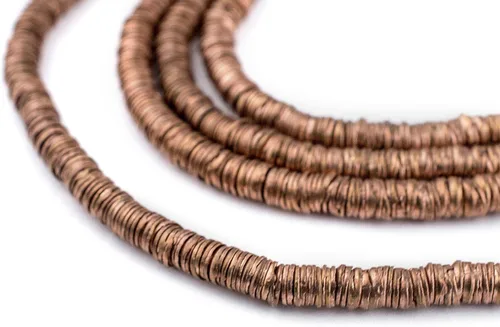Vista 11 de TheBeadChest - Cuentas de cobre envejecido entrelazadas (0.157 in)