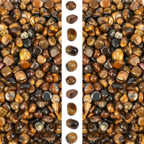 Vista 13 de gemshan Chips de amatista de 2 libras de cristal triturado natural a granel de 0.276 in a 0.354 in, piedra de cristal curativo para acuario, jarrón