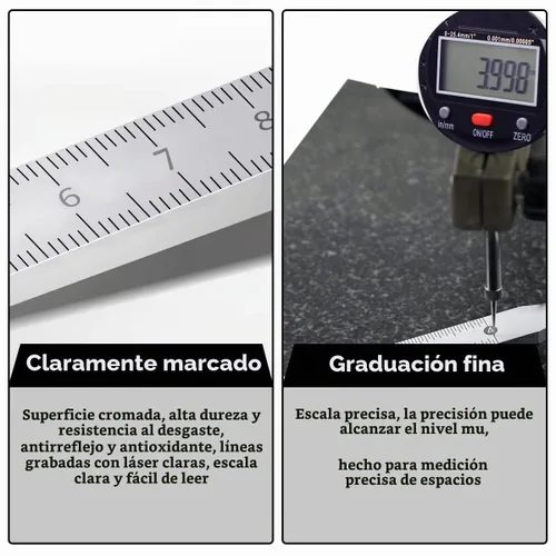 Vista 4 de Medidor cónico de espesor, herramienta de medición de cuña de soldadura (0.394 a 0.599 pulgadas)