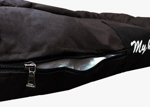 Vista 7 de Almohadilla ortopédica de lujo para cama de mascotas de espuma viscoelástica sólida con funda externa resistente al agua Oxford para perros pequeños