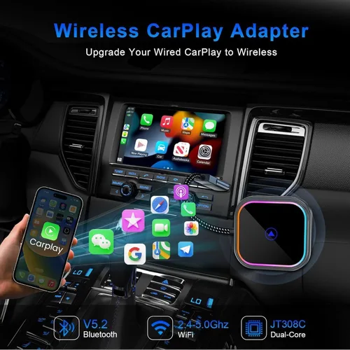 Vista 4 de Wireless CarPlay Adapter 2-in-1 for BMW X6 2017-2026