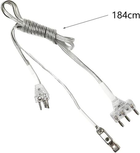 Vista 3 de kowaku Alambre de cuerpo de esgrima Alambre del cuerpo Alambre simple de usar Línea completa Pin Plug Esgrima Alambre de mano Alambre conductor