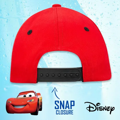 Vista 6 de Disney Gorra de béisbol Rust eze Lightning McQueen Cars para niños pequeños, de 4 a 7 años, Relámpago