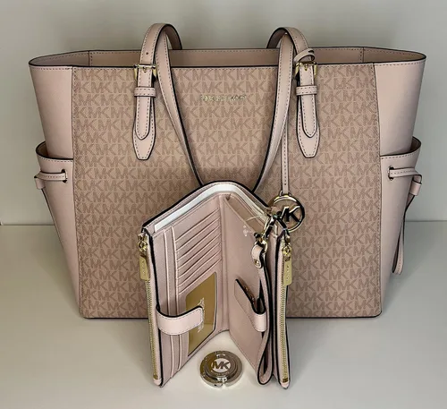 Vista 3 de MICHAEL Michel Kors Gilly - Bolso grande de viaje con cordón con doble cremallera y gancho de Michael Kors