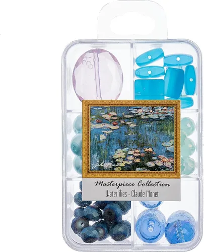Vista 10 de John Bead Masterpiece Collection - Caja de cuentas de vidrio con mezcla de 3.00 oz A Bar en The Folies-Bergère - Edouard Manet Un bar