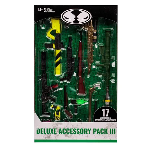 Vista 2 de McFarlane Toys Deluxe 7" Action Figure Accessory Pack 3, 17 Pieces Spawn Mcfarlane - Accesorio de 7 pulgadas, paquete de accesorios de lujo #3