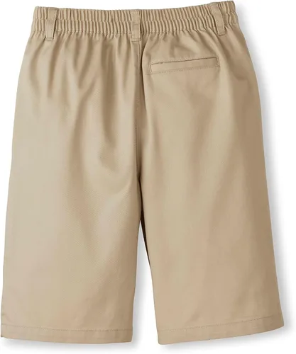 Vista 2 de French Toast Pantalones cortos de sarga Husky para niños, uniforme escolar para niños