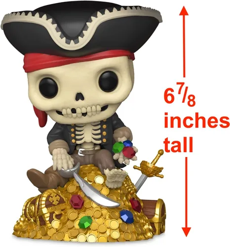 Vista 2 de Funko 48889 Pop! Disney: Piratas del Caribe - Esqueleto del Tesoro (Edición Especial) #783