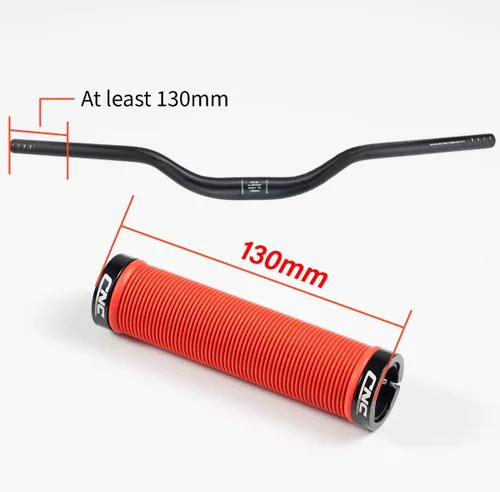 Vista 2 de Empuñaduras de bicicleta de montaña MTB Grips para bicicleta de montaña MTB BMX, negro
