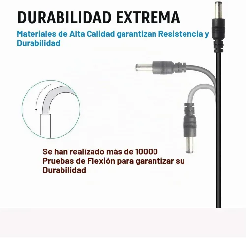 Vista 4 de PLUSPOE Cable de alimentación de 6 V para ProForm Elíptico 6.6 pies de largo, adaptador de corriente alterna cargador Smart Strider 480 490 500 600