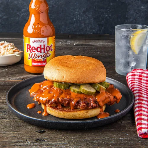 Vista 7 de Frank's RedHot Salsa de alas picantes Nashville, 12 onzas líquidas