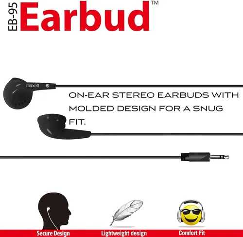 Vista 7 de Maxell en Ear Bud auriculares estéreo